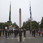 APRESENTAÇÃO DA FANFARRA A Fanfarra do 7º Regimento de Cavalaria Mecanizado (7º RC Mec), “Regimento Brigadeiro Vasco Alves Pereira”, realizou, no dia 23 de junho de 2022, uma apresentação no Parque Internacional, divisa entre o município de Santana do Livramento e Departamento de Rivera (República Oriental do Uruguai), alusiva a Edição do Circuito de Negócios Agro do Banco do Brasil. Na oportunidade, a fanfarra do 7º RC Mec, cumprindo o previsto no Programa “Portas Abertas”, constantes nas Diretrizes de Comunicação Social do Exército e sob a regência do Subtenente Jonas Gomes, tocou músicas MPB e tradicionalistas, colaborando de maneira significativa para o sucesso daquele evento. Santana do Livramento – RS, 24 de junho de 2022. RAFAEL POLINÍCIO LANZA BRAGA – Ten Cel