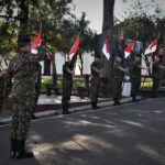 FORMATURA DE DESPEDIDA DO COMANDANTE DA 3ª BRIGADA DE CAVALARIA MECANIZADA No dia 26 de julho de 2022, foi realizada no pátio de formaturas “Tenente Coronel José Ricardo de Abreu Salgado”, no 7º Regimento de Cavalaria Mecanizado (7º RC Mec), uma formatura geral com objetivo de prestar as homenagens e despedidas da Guarnição Federal de Santana do Livramento ao Senhor General de Brigada Carlos Vinícius Teixeira de Vasconcelos, Comandante da 3ª Brigada de Cavalaria Mecanizada (3ª Bda C Mec), por estar passando o comando daquela Grande Unidade. Ao fazer uso da palavra, o Senhor General Vinícius agradeceu a receptividade e externou o profissionalismo e o comprometimento dos militares do 7º RC Mec no cumprimento de suas missões, principalmente àquelas impostas pela 3ª Bda C Mec. O Senhor Tenente Coronel Rafael Polinício Lanza Braga, Comandante do 7º RC Mec, em nome dos integrantes do 7ª de Cavalaria, deseja ao Senhor General de Brigada Vinícius muitas felicidades e sucesso continuado em futuras missões, juntamente com sua digníssima família.