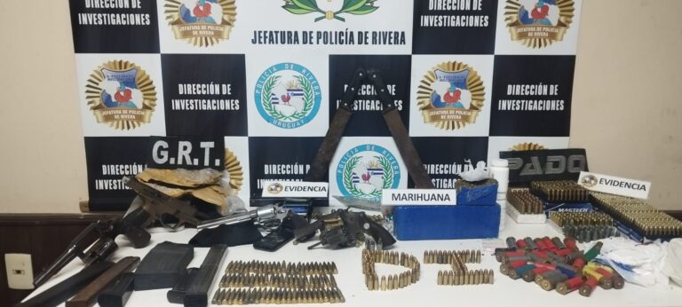 Ex Policía a la cárcel en Rivera por negociación de drogas y tráfico internacional de armas