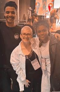 Gabriel Augusto, Barbara Larruscahim e Evelin Jiane