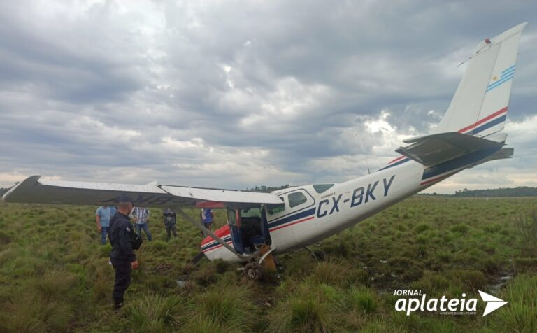 Avião Roubado em Rivera é Encontrado Acidentado no Paraguai